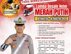 Masyarakat Kampar, Antusias Ikuti Lomba Desain Helm Merah Putih Yang di Taja Satlantas Polres Kampar