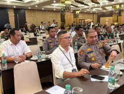 Ketua Bawaslu Kampar Hadiri Rakor Operasi Mantap Praja LK 2024 di Pekanbaru.