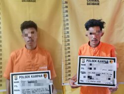 Dua warga Pulau Payung di Tangkap Polsek Kampar, Terkait Narkoba