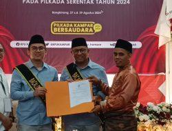 Diarak 5 Ribu Lebih Simpatisan, Yuyun Edwin Sah Jadi Cabup dan Cawabup Kampar