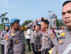 Kasubsatgas Propam Laksanakan Gaktibplin Kepada Personil Ops Mantap Praja Lancang Kuning 2024