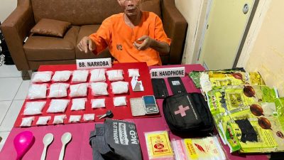 Mantap!! Satresnarkoba Polres Kampar Berhasil Tangkap Bandar Narkoba 1,2 Kilo lebih