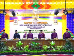 Bupati Kampar Ajak Bangun Kampar Lebih Maju dan Sejahtera di Paripurna Hari Jadi ke 75 Kabupaten Kampar Tahun 2025