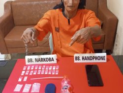 Pria Gondrong Tak Berkutik Saat Ditangkap Tim Ojoloyo, 22 Paket Narkoba Ikut Diamankan!