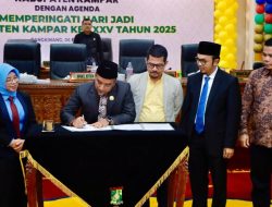 Paripurna DPRD Kampar Umumkan Bupati- Wakil Bupati Kampar Terpilih