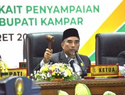 DPRD Kampar Dengarkan Visi Misi Bupati dan Wakil Bupati