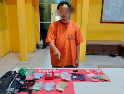 Pria Gondrong Ditangkap Polsek Tapung Hilir, 27,55 Gram Sabu-sabu Ikut Diamankan!
