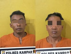 Dua Pelaku Jambret di Langgini Ditangkap Satreskrim Polres Kampar 
