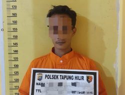 Polsek Tapung Hilir Tangkap Pelaku Pencurian Spare Part Truk di Desa Sekijang 