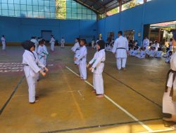 Inkanas Kampar Uji Mental dan Teknik 134 Karateka Menuju Level Tertinggi