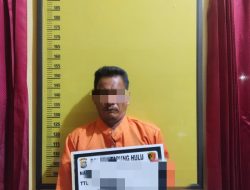 Empat Kali Dicabuli Anak Usia 10 Tahun, Pria Ini Ditangkap Polsek Tapung Hulu