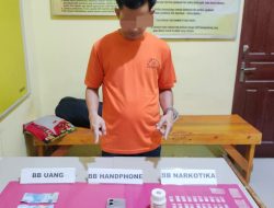 Simpan 50 Paket Sabu-sabu, Warga Desa Simalinyang Diringkus Polsek Kampar Kiri Hilir