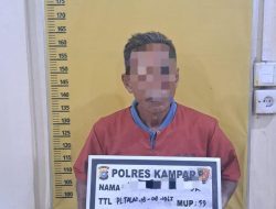 Polisi Tangkap Pelaku Pembakaran Lahan di Tepi Tol Bangkinang-Tanjung Alai