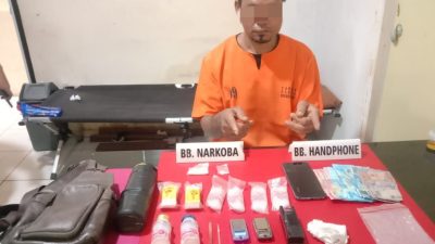 Bandar Narkoba Diringkus Saat Tidur, Satresnarkoba Berhasil Amankan 7,14 Gram Sabu-sabu 