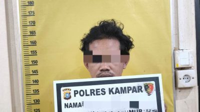 Viral di Media Sosial Pencurian Handphone, Satreskrim Polres Kampar Tangkap Pelaku di Desa Sipungguk