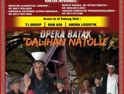 Opera Batak Pimpinan Maestro Aliman Tua Limbong akan Tampil di Kampar – Riau