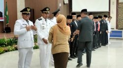Bupati Kampar Ahmad Yuzar Lantik 13 Penjabat