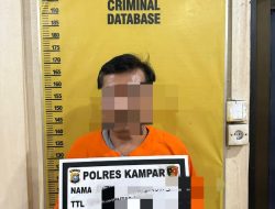 Cabuli Muridnya 3 Orang, Guru di Kecamatan Tambang Ditangkap Polres Kampar