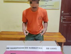 Pelaku Narkoba Diamankan Polsek KKH Saat Berada di Pos Security 