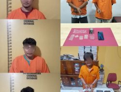 Gulung 6 Pelaku, Kapolres Ingatkan Jangan Main-main Dengan Kasus Narkoba