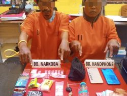 Pasutri Kompak Jual Narkoba, Kini Pelaku Ditangkap Satresnarkoba Polres Kampar
