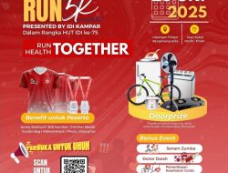 Ayo Ramaikan! IDI Kampar Gelar Fun Run 5K, Dalam Rangka HBDI dan HUT IDI Tahun 2025