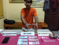 Warga Desa Penghidupan Ditangkap Polsek Kampar Kiri Hilir, Sabu-sabu 1,64 Gram di Amankan!