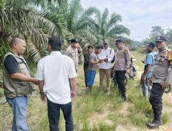 Diduga Jejak Kaki Harimau di Desa Penghidupan, Kapolsek Minta Warga Lebih Waspada