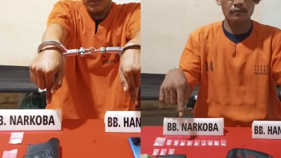 Dua Gembong Narkoba Diringkus Polisi di Dua TKP