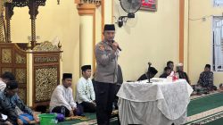 Kapolsek Tambang Hadiri Tablig Akbar Muhasabah Dari Meraih Keberkahan Diakhir dan Awal Tahun