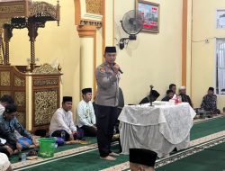 Kapolsek Tambang Hadiri Tablig Akbar Muhasabah Dari Meraih Keberkahan Diakhir dan Awal Tahun