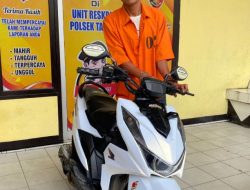 Tertangkap Tangan, Pelaku Curanmor Diamankan di Polsek Tapung