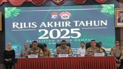 Rilis Akhir Tahun Polres Kampar Komitmen Berantas Kriminalitas dan Layani Masyarakat