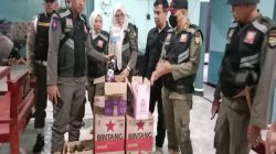 Razia warung Remang-remang, Tim Yustisi Amankan Sebanyak 92 Botol Miras dan Tuak 