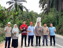 Syahrul Aidi Tinjau Pembangunan Jalan Koto Damai-Suka Menanti yang Berasal dari Inpres 2025