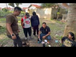 Simpan Narkoba di Dalam Tanah, Kurir Sabu Tak Berkutik Saat Ditangkap Polsek Tapung