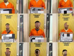 Sembilan Pelaku Penganiayaan di Desa Sinama Nenek Ditangkap Polres Kampar