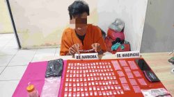 132 Paket dan Pelaku Narkoba Dibekuk Satnarkoba Polres Kampar di Peron Sawit