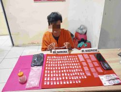 132 Paket dan Pelaku Narkoba Dibekuk Satnarkoba Polres Kampar di Peron Sawit