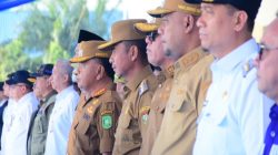 Bersama Menko Polkam dan Menhut RI, Bupati Kampar Hadiri Apel Kesiapsiagaan Karhutla Riau 2026 di Lanud Roesmin Nurjadin