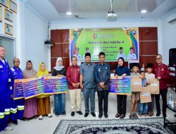 Hadiri Bakti Sosial dan Bantuan UMKM di Puskesmas Tapung, Ini Harapan Bupati Kampar!