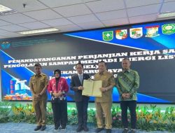 Bupati Kampar Mendatangani Dokumen Perjanjian Kerja Sama Dalam Pengolahan Sampah