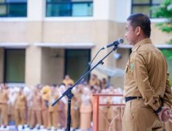 Bupati Kampar Beri Arahan Penting Terkait Kinerja Pemerintah Saat Apel Gabungan