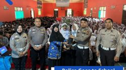 Police Goes To School di SMA N 1 Kampar Timur, Satlantas Polres Kampar Tanamkan Budaya Tertib Lalu Lintas dan Peduli Lingkungan