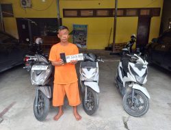 Pelaku Penggelapan Motor Ditangkap Polsek Kampar, Mengakui Sudah Melakukan 50 TKP