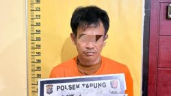 Asyik Nyabu, Pengedar Narkoba di Tangkap Polsek Tapung