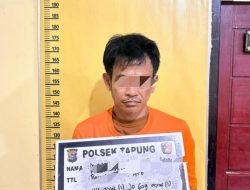 Asyik Nyabu, Pengedar Narkoba di Tangkap Polsek Tapung