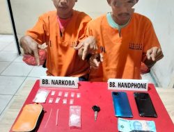 Dua Pengedar Narkoba Desa Padang Luas di Tangkap Satresnarkoba Polres Kampar