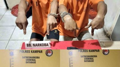 Empat Warga Kecamatan Tambang di Tangkap Polisi di Dua TKP Berbeda!