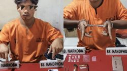 Kurir dan Pengedar Sabu-Sabu Ditangkap Satresnarkoba Polres Kampar di Desa Sungai Tarap!